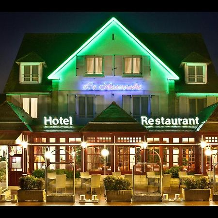 Hotel-Restaurant Le Normandie リュック・シュル・メール エクステリア 写真