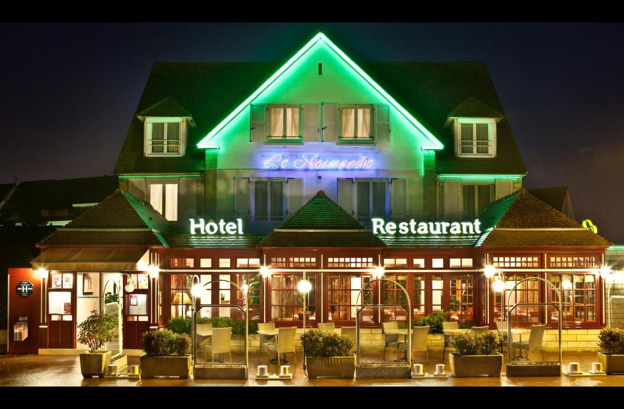 Hotel-Restaurant Le Normandie リュック・シュル・メール エクステリア 写真